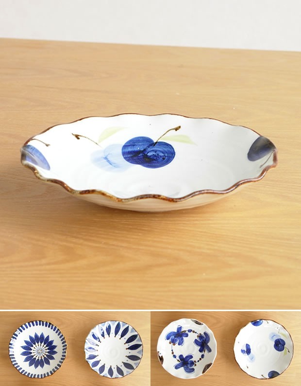 2/25はポイント10倍／ 波佐見焼 HASAMI 翔芳窯 藍の器 銘々皿 17.5cm