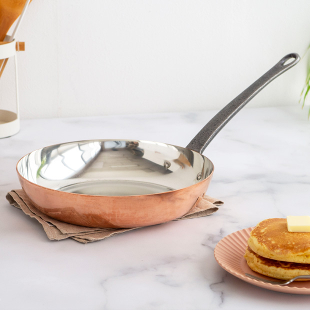 2/25はポイント10倍／ BAUMALU 銅のフライパン 24cm フランス製