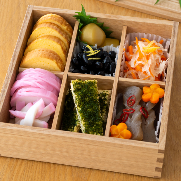 2/25はポイント10倍／ 松屋漆器店 白木塗タモ 6寸重箱用 六つ切仕切り