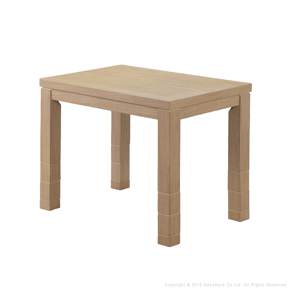 こたつ ダイニングテーブル 長方形 6段階に高さ調節できるダイニング