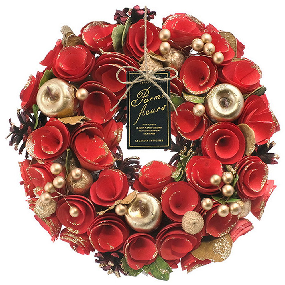 クリスマス輸入リースMサイズ クリスマスリース 玄関 クリスマス