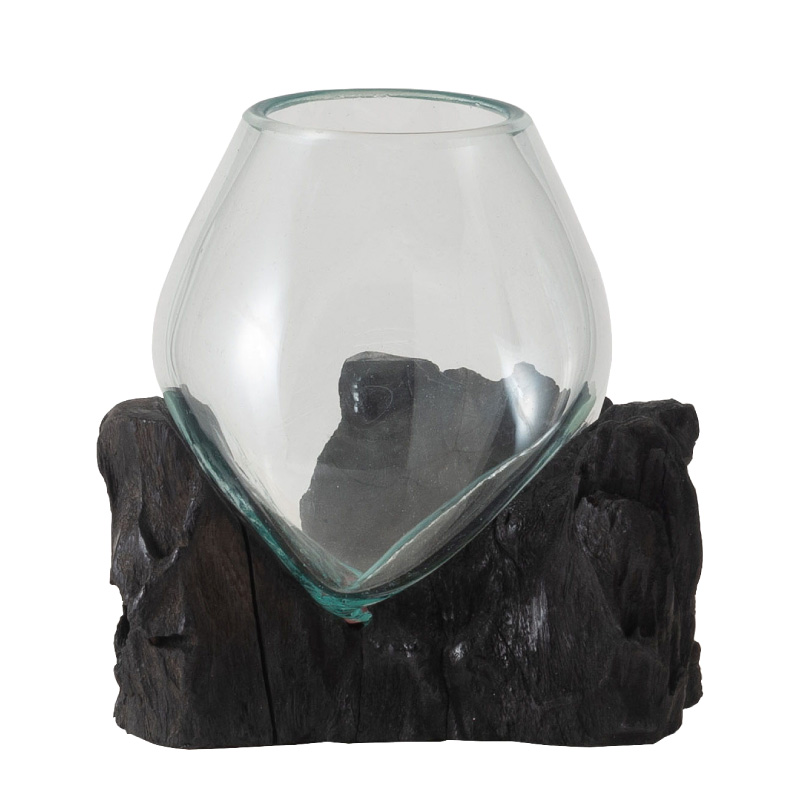 東谷 オブジェ 置物 おしゃれ 玄関 アート 木 モダン ガラス 庭 海