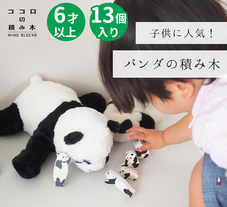 ココロの積み木 パンダ MINDBLOCKS 知育 脳トレ 誕生日祝い プレゼント