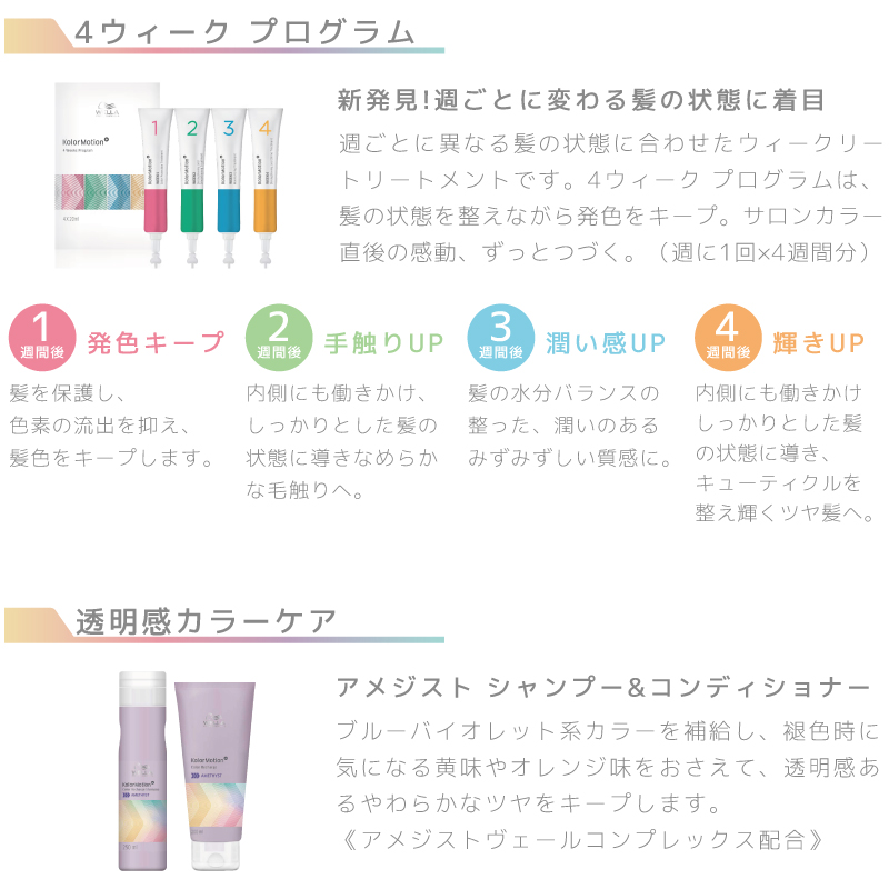 ウエラ プロフェッショナルケア カラーモーション＋ アメジスト