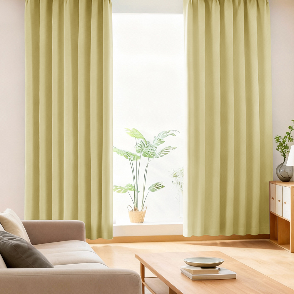 AIFY カーテン 2枚組 カーテン 遮光 遮光カーテン 1級 100cm幅 2枚 1級