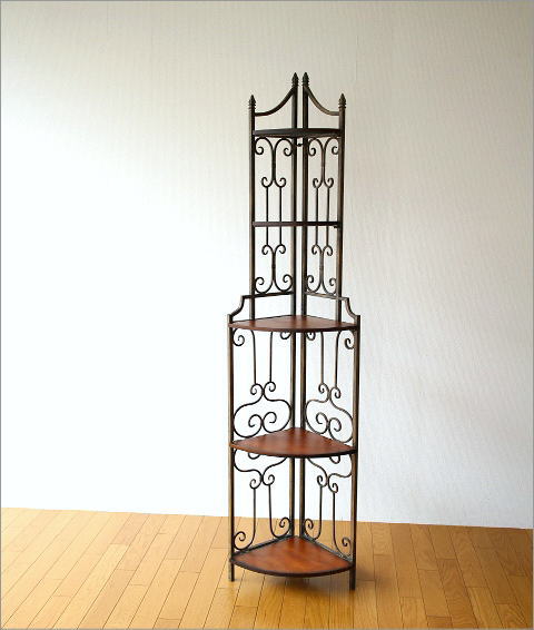 コーナーラック 木製 アイアン おしゃれ コーナー棚 コーナーシェルフ