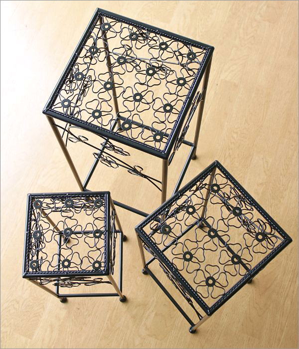 花台 フラワースタンド アイアン セット アンティーク おしゃれ