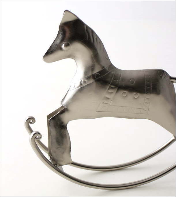 ロッキングホース 馬 置物 置き物 オブジェ 小物 アンティーク