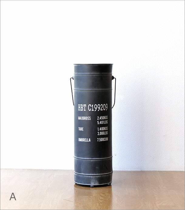 傘立て 傘たて 傘立 スリム コンパクト おしゃれ ペール缶 スチール