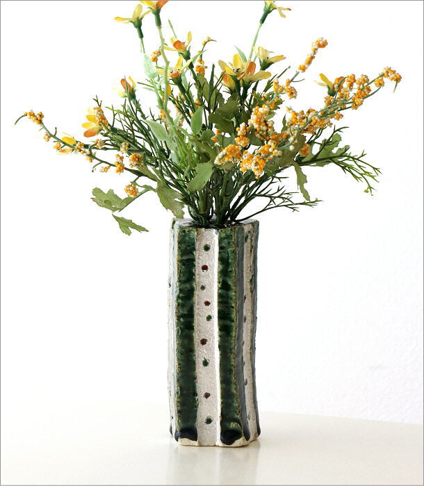 花瓶 花びん おしゃれ 陶器 和風 花器 一輪挿し フラワーベース 床の間