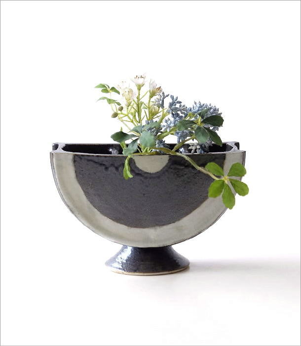 花瓶 花びん 陶器 おしゃれ 和風 花器 フラワーベース 一輪挿し 瀬戸焼