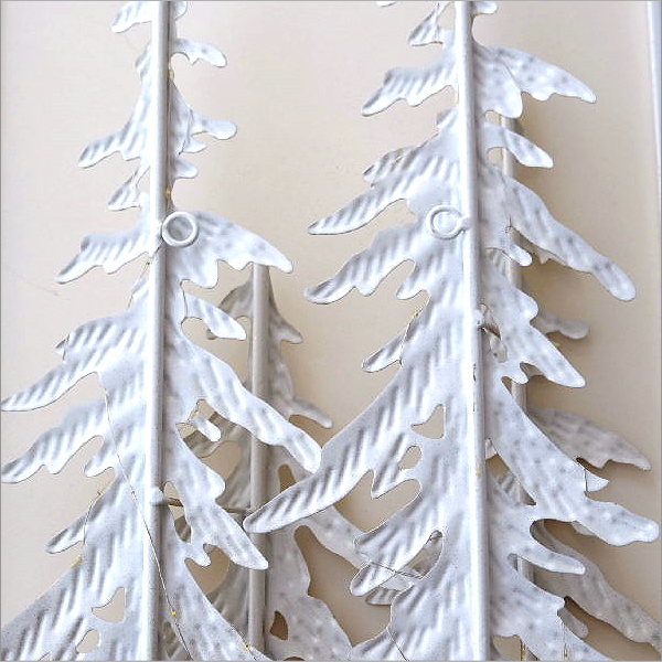 クリスマスツリー 壁掛け インテリア 壁飾り アイアン アートパネル 木