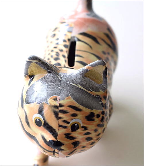 貯金箱 おしゃれ 陶器 猫 ねこ キャット オブジェ 置物 かわいい 動物