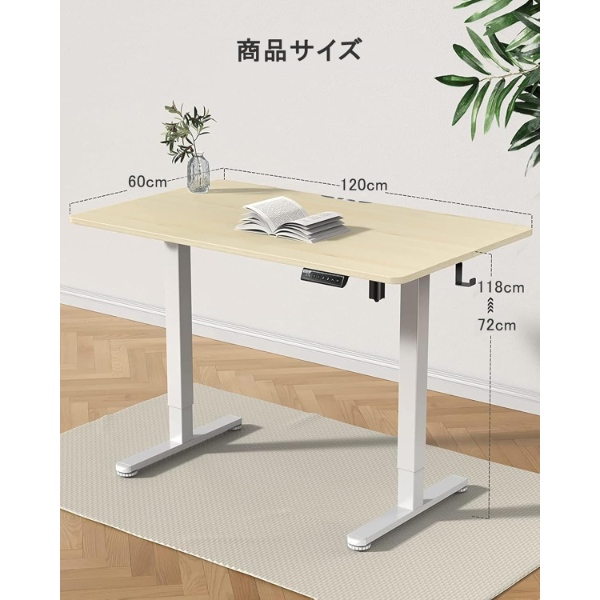 メーカー直送】 ErGear 電動昇降デスク 昇降式デスク スタンディング