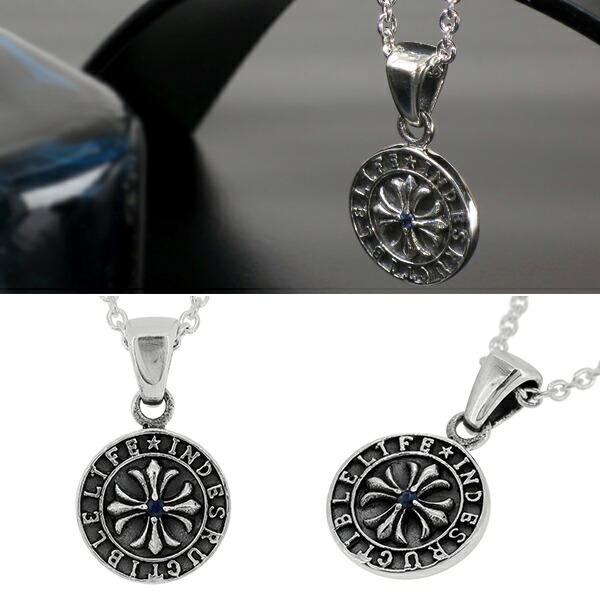 ペンダントトップ メンズ ブランド シルバー フレアクロス コイン