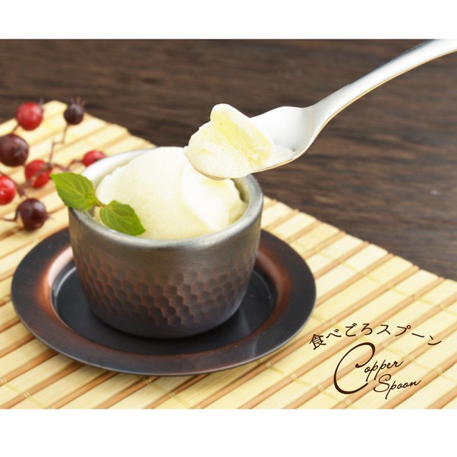 アイススプーン 熱伝導 アイスクリームスプーン 溶ける 日本製 純銅製