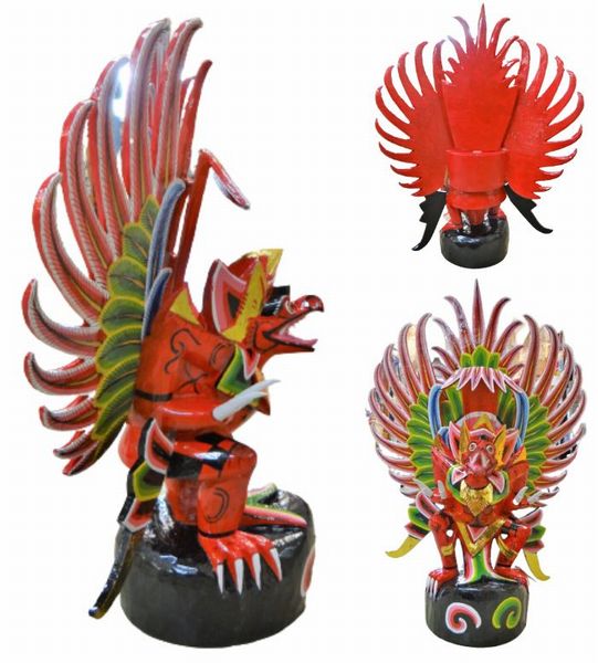 ガルーダ 木彫 バリ オブジェ 置物 アジアン テイスト : アジアン