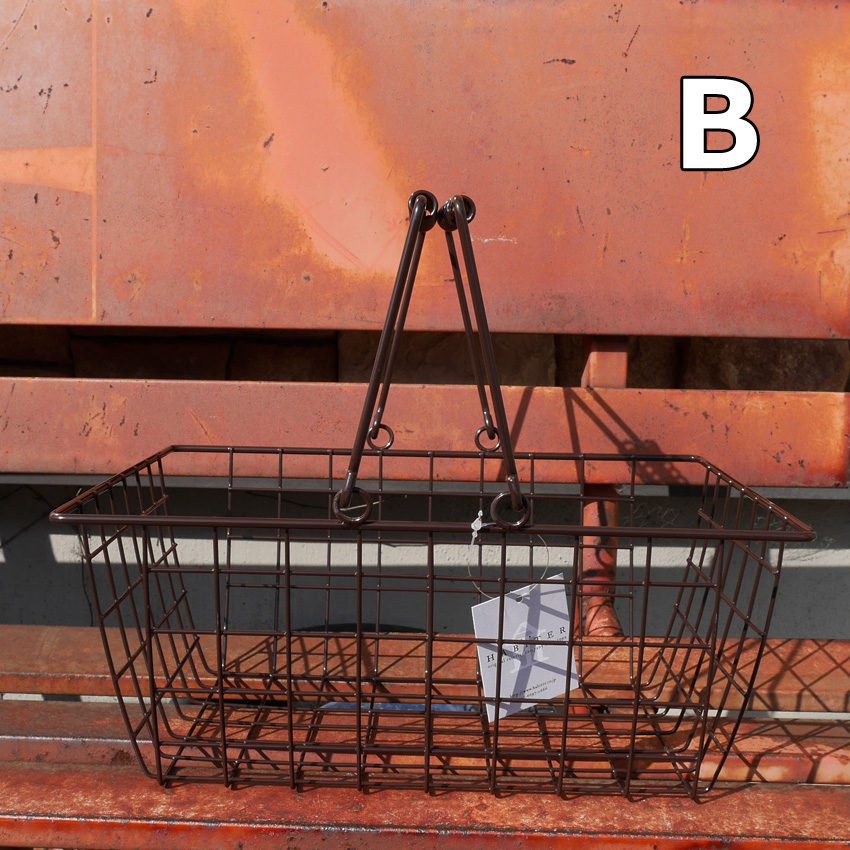 ワイヤーバスケット Mサイズ インダストリアル インテリア 収納