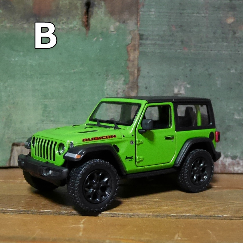 ジープ ラングラー 2018 ミニカー Jeep Wrangler KiNSMART 1/34