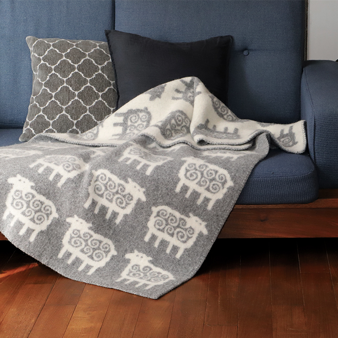 KLIPPAN（クリッパン） ウール ブランケット ハーフ 90×130 ベングトの