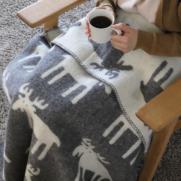 KLIPPAN（クリッパン） ブランケット ウールブランケット ハーフ 90