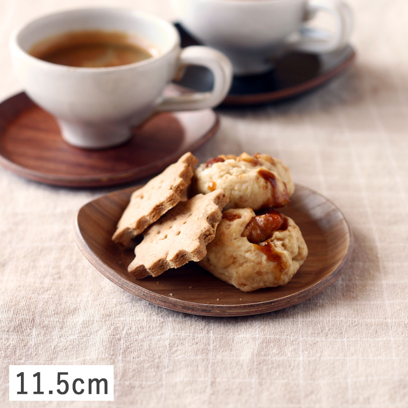 在庫限り／ コースター 茶托 茶たく お茶請け 菓子皿 木製 おしゃれ 耳