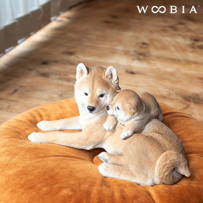 犬 置物 ガーデニング 雑貨 ガーデン オーナメント オブジェ 〔 柴犬