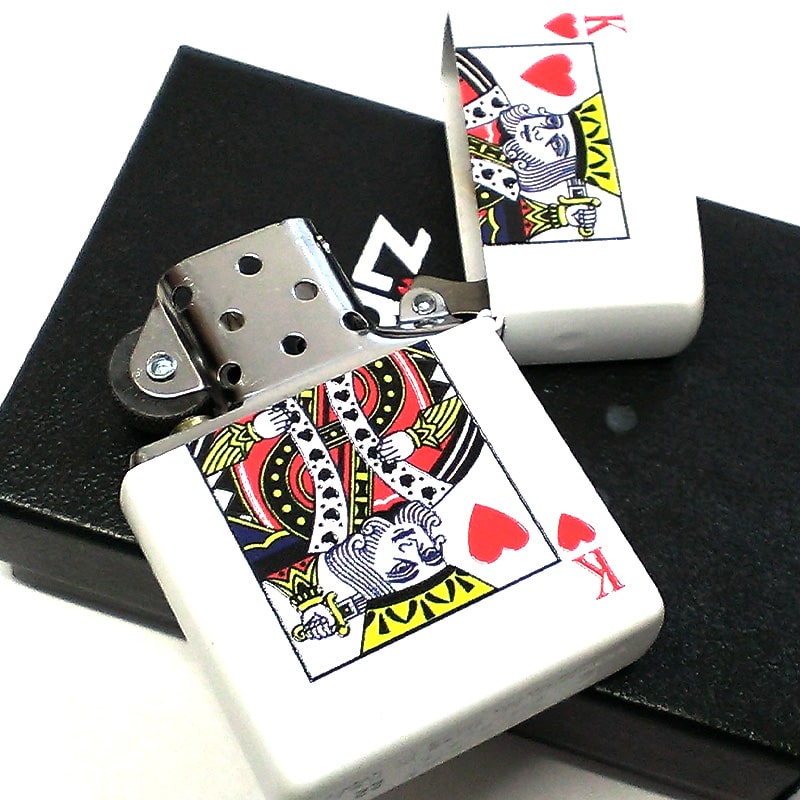 ZIPPO（ジッポー） ライター トランプ ハート キング ジッポ 両面加工