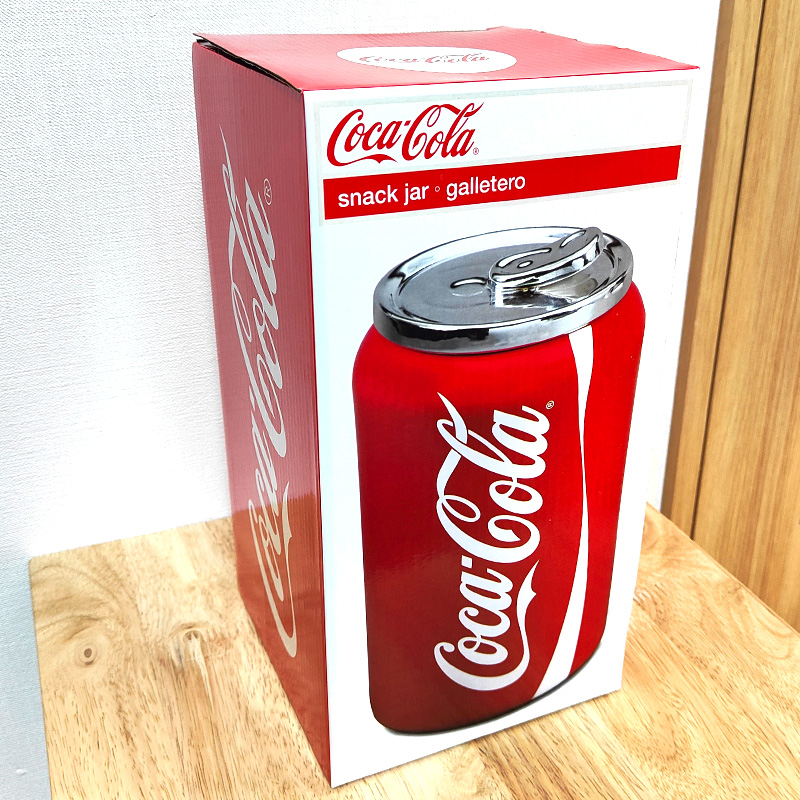 Coca Cola（コカコーラ） スナックジャー 保存容器 お菓子 缶