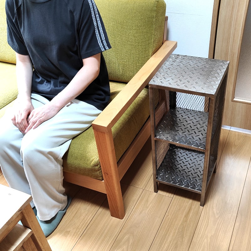 収納 おしゃれ ケース ラック メタル製 小物入れ アンティーク 家具