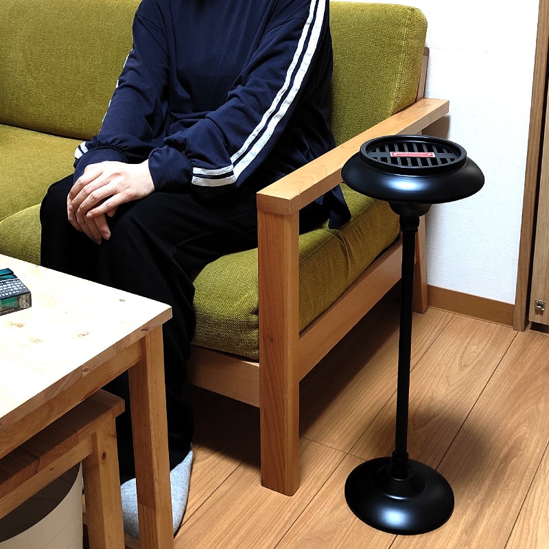 MERCURY（マーキュリー） スタンド灰皿 おしゃれ マットブラック 屋外