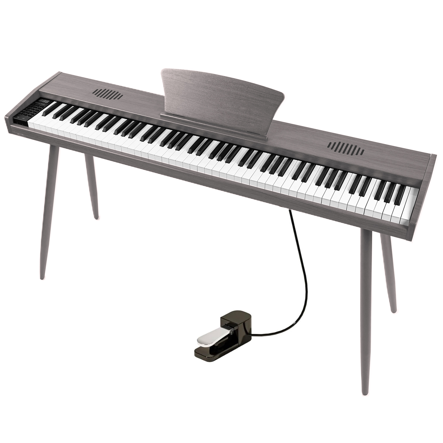 スタンド付き】電子ピアノ 88鍵盤 木製 給電タイプ dream音源 MIDI対応