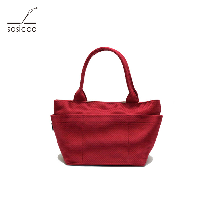 バッグ 刺し子 | sasicco ポッシュトート M 全5色 三河木綿 日本製