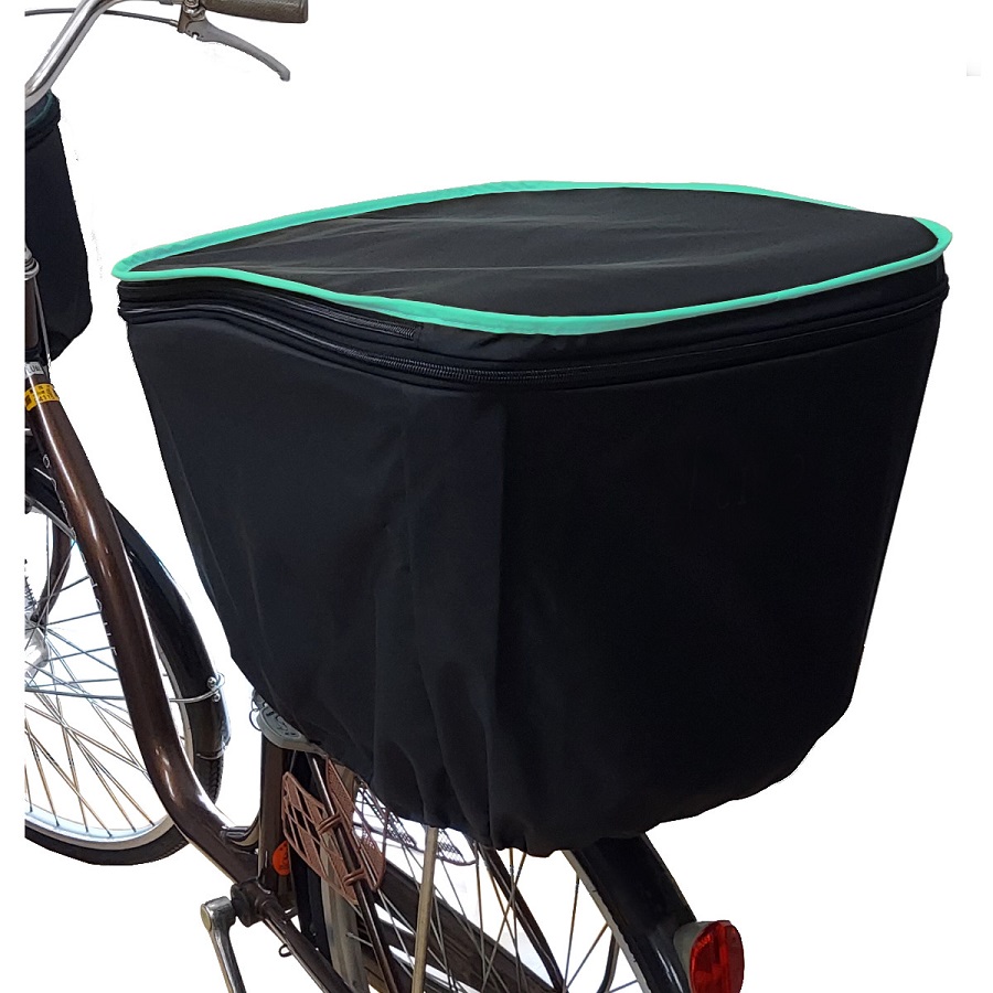自転車 カゴカバー 後ろ用 27リットル 2段式 HIRO(ヒロ) 日本製 強撥水