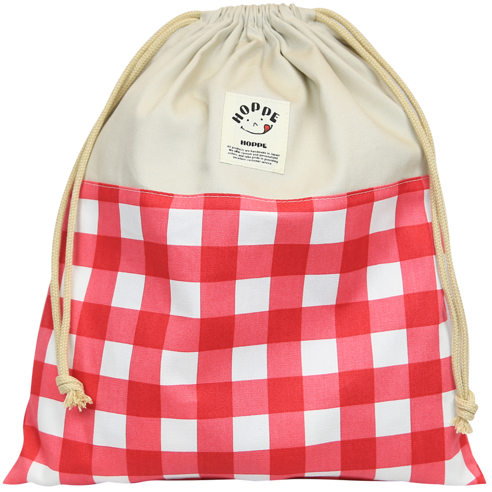 巾着 L HOPPE ホッペ 日本製 手作り 入園入学準備 入園入学グッズ 通園