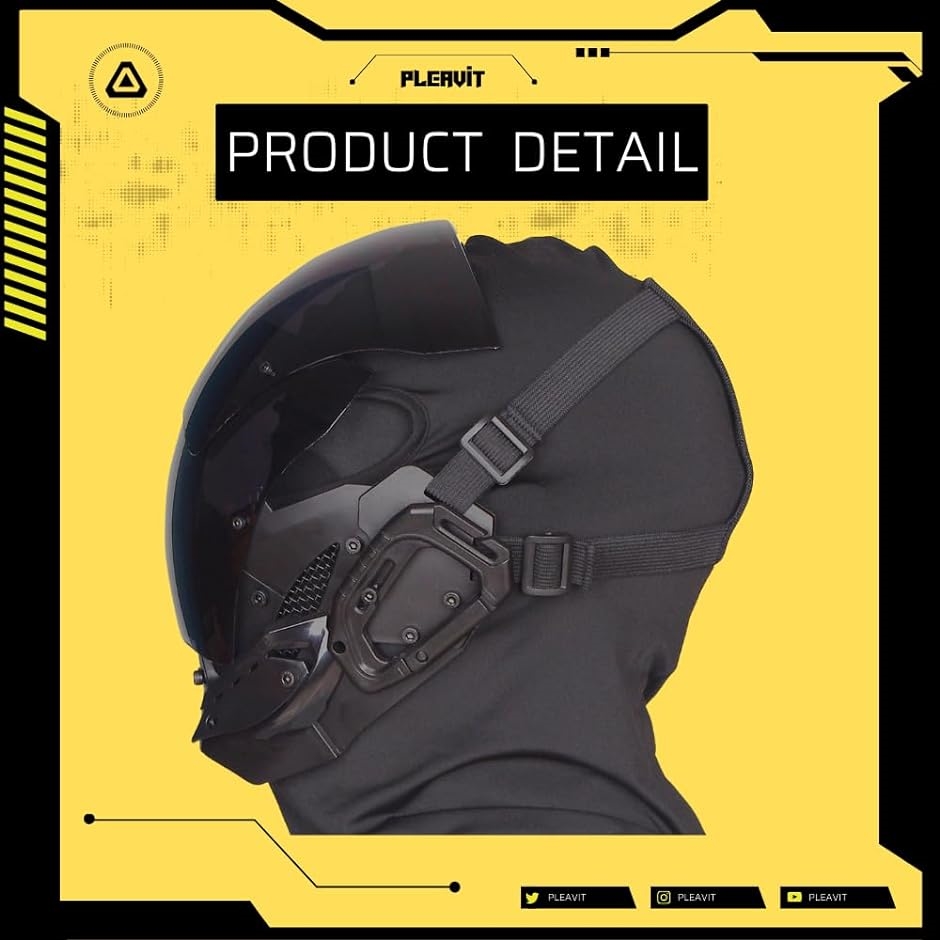 サイバーパンク コスプレ ヘルメット マスク 仮面 フルフェイス