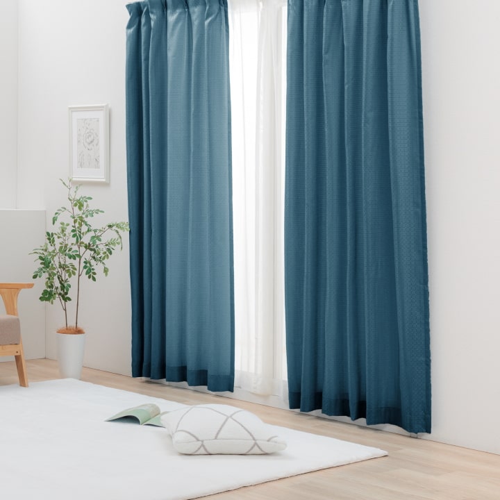 カーテン 4枚セット 4枚組 4Pラスター 幅100cm 丈190 200 ドレープ