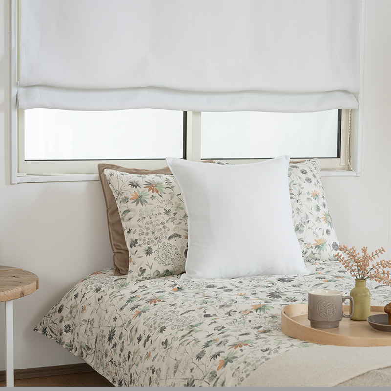 友安製作所 クッションカバー 60×60 白 ホワイト 防汚 日本製 おしゃれ