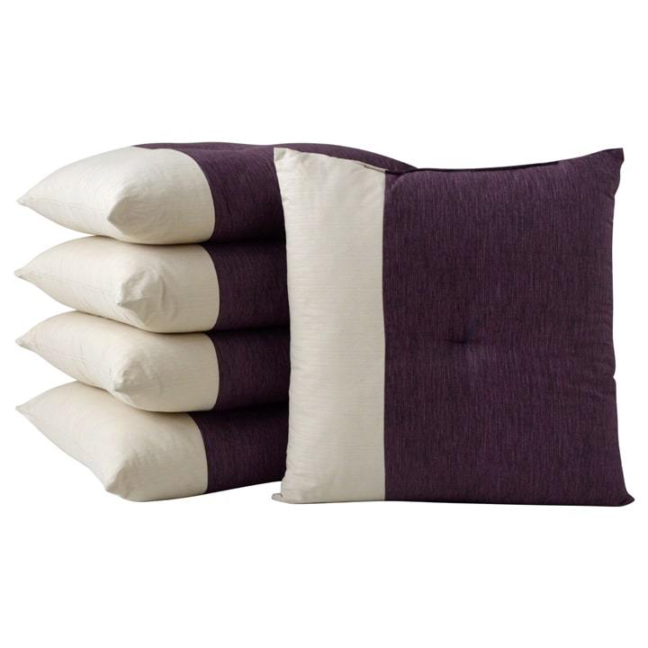 イケヒコ 座布団 セット リーネ 銘仙判座布団 約55×59cm 同色5枚組