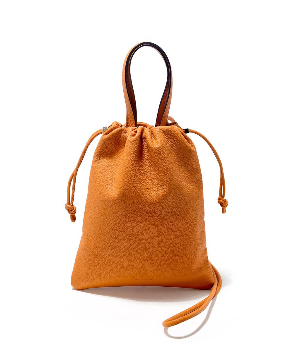 FUJITAKA フジタカ 公式 レザー巾着ミニバッグ 2WAY (フィノ) No