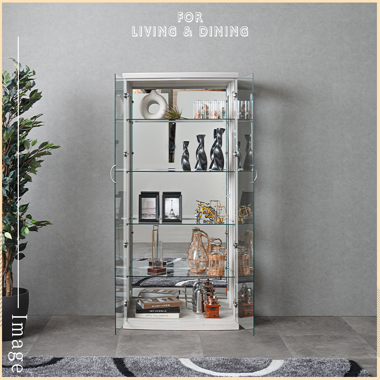 コレクションケース ライト付き 大型 ハイタイプ 幅70cm ショーケース