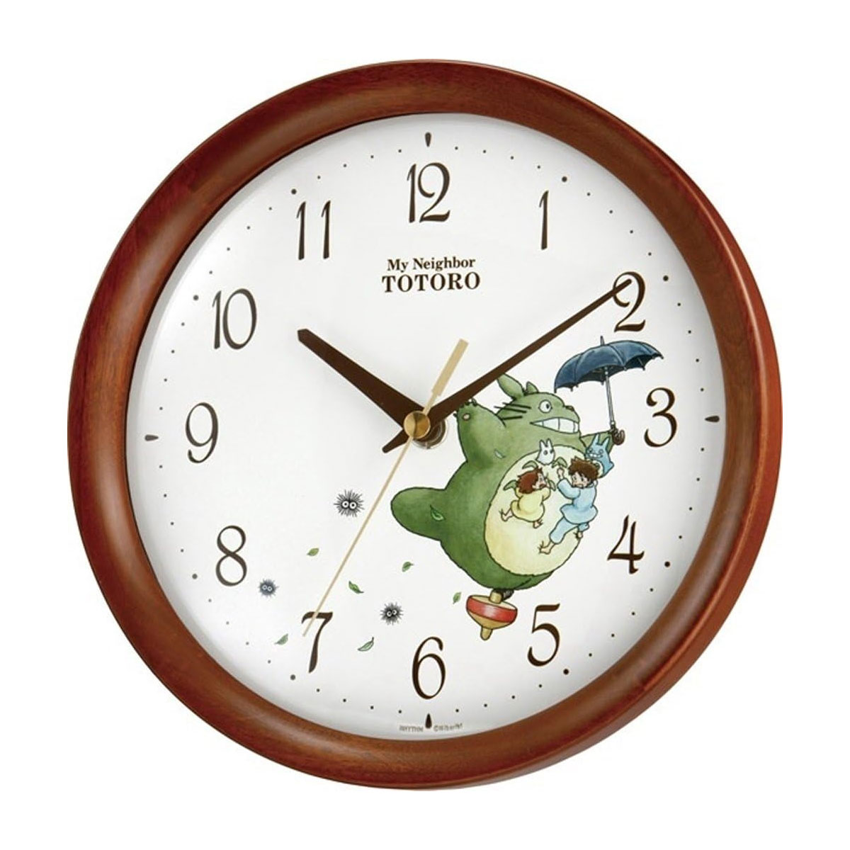 スタジオジブリ となりのトトロ 掛け 時計 トトロ M27 木 半艶仕上