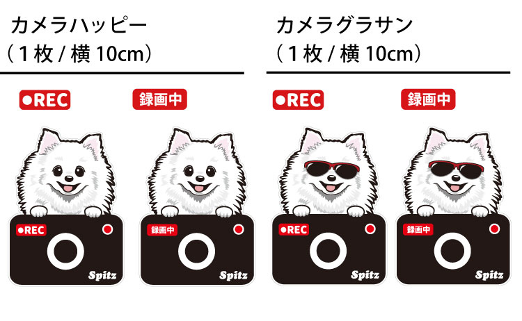 選べる ドッグ ステッカー 日本 スピッツ 各種 ） オリジナル デザイン