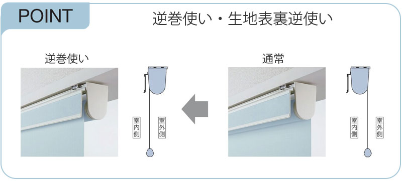 ロールスクリーン RS-1752 アイボリー W1830×H2480 右操作 ロール