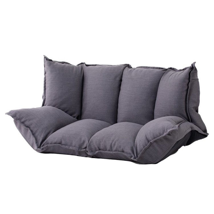 ローソファー 2人掛け 撥水 はっ水 一人掛け 座椅子 コンパクト