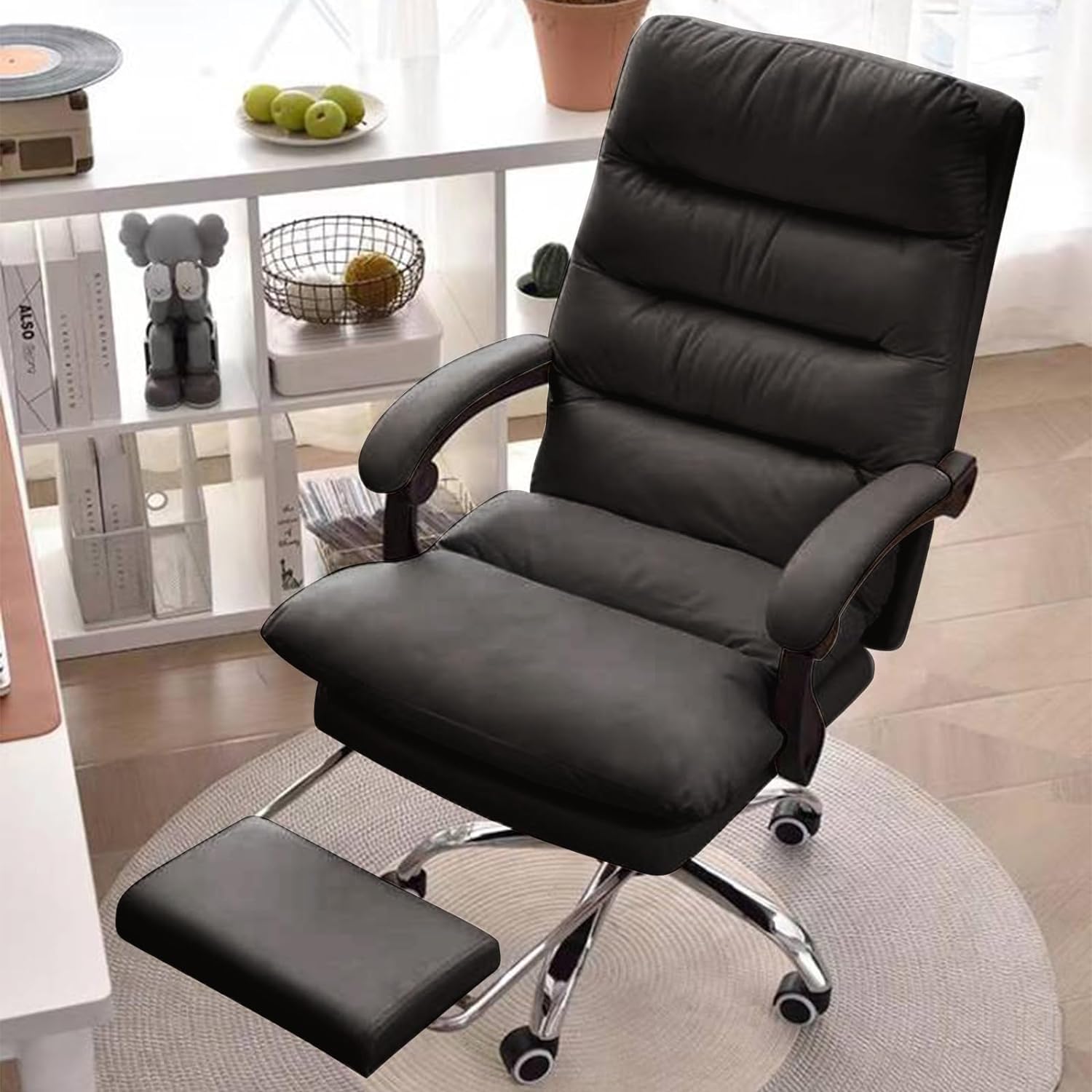 オフィスチェア 社長椅子 リクライニング ハイバック 人間工学 回転