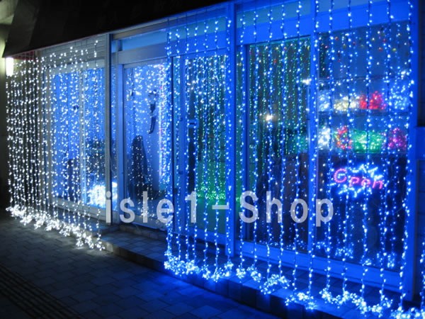 LEDナイアガラ イルミネーション400球（ブルー） クリスマスライト