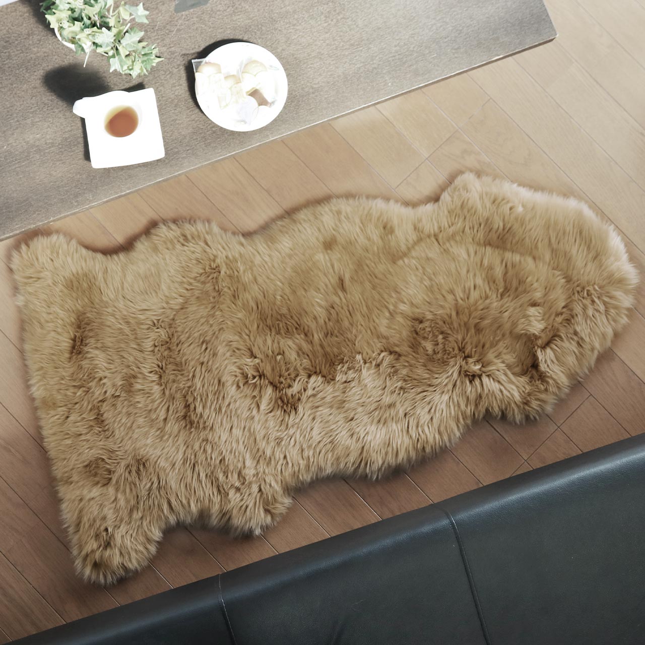 sankyo shokai（三京商会） ムートン ラグ 1.5匹物 アイボリー