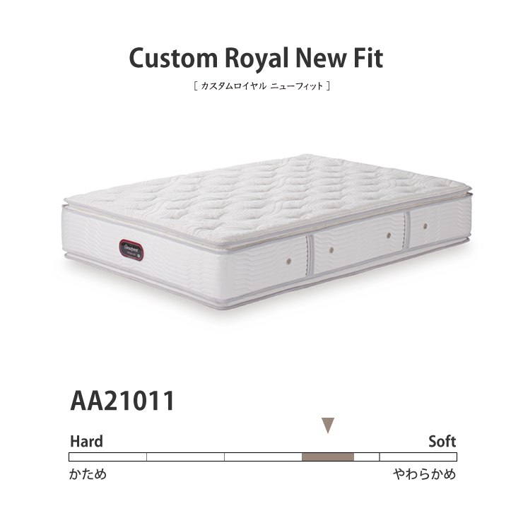 Beautyrest Premium カスタムロイヤルニューフィットマットレス