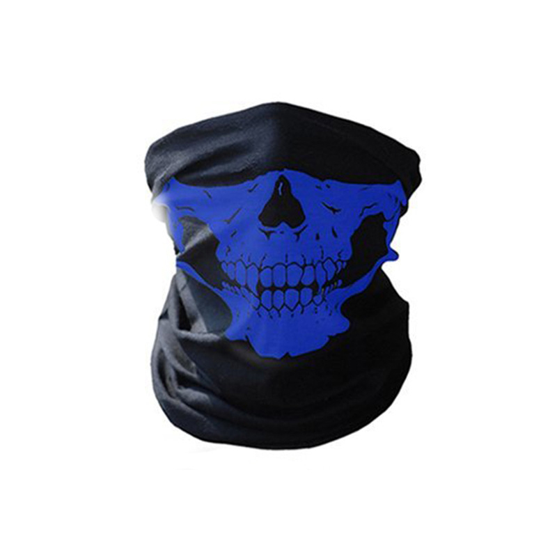 スカル フェイス マスク ネックウォーマー ドクロ 骸骨 フェイスカバー